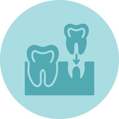 İmplantlar: Kabartma Çemberi Gradyan Simgesi