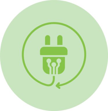 Eklenti Vektör Satırı Kabartma Çemberi Gradyan Simgesi