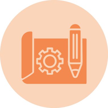 Prototip Glyph Çember Gradyan Simgesi