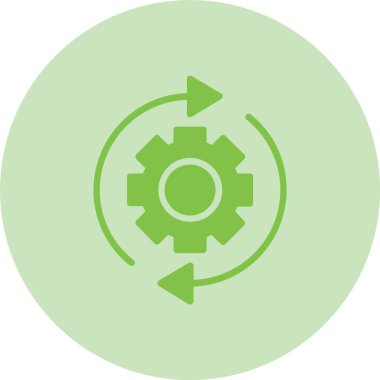 İşlem Çemberi Gradyan Simgesi