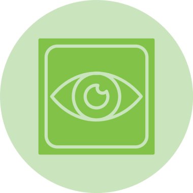 Retina Kabartma Çemberi Gradyan Simgesi