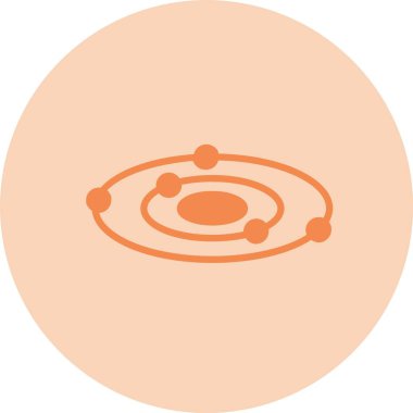 Galaksi Kabartma Çemberi Gradyan Simgesi