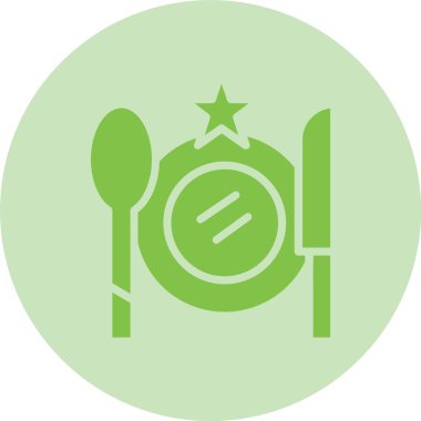 Tabak Kabartma Çemberi Gradyan Simgesi