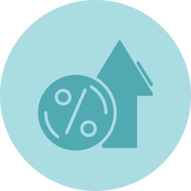 Glyph Çemberi Gradyan Simgesini Oy Oranı