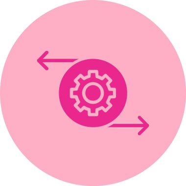 Bütünleşme Kabartma Çemberi Gradyan Simgesi