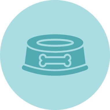 Evcil hayvan yiyeceği Kabartma Çemberi Gradyan Simgesi