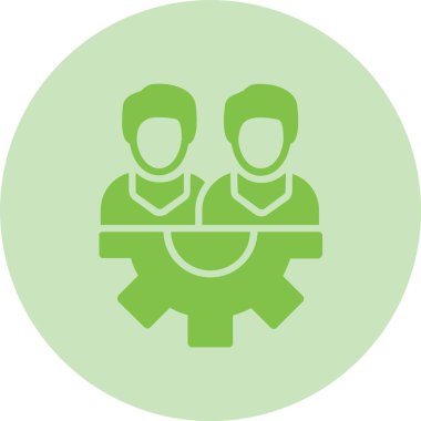 Grup Kabartma Çemberi Gradyan Simgesi