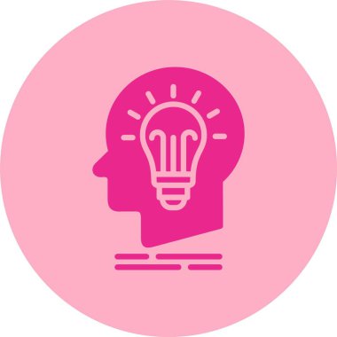 Fikir Kabartma Çemberi Gradyan Simgesi