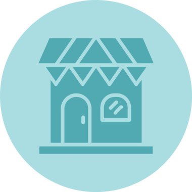 Mağaza Kabartma Çemberi Gradyan Simgesi