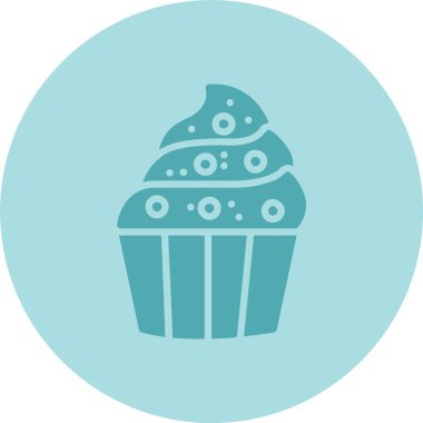 Kek Kabartma Çemberi Gradyan Simgesi