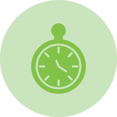 Cep Saati Kabartma Çemberi Gradyan Simgesi