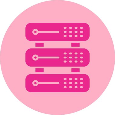 Sunucu Kabartma Çemberi Gradyan Simgesi