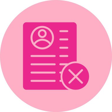 Reddedilmiş Kabartma Çemberi Gradyan Simgesi