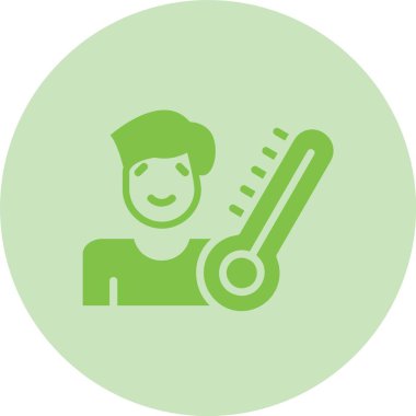 Hastalık Kabartma Çemberi Gradyan Simgesi