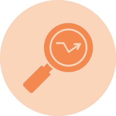 Seo Glyph Çember Gradyan Simgesi