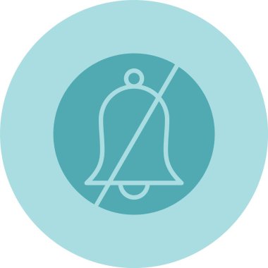 Çan Kabartma Çemberi Gradyan Simgesi Yok