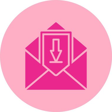 Alınan Kabartma Çemberi Gradyan Simgesi