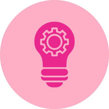 İş Zekası Kabartma Çemberi Grafik Simgesi