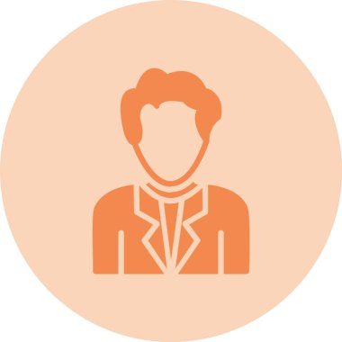 Kullanıcı Kabartma Çemberi Gradyan Simgesi