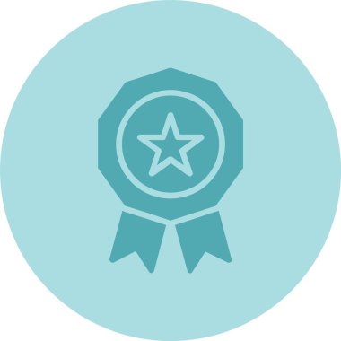 Madalya Kabartma Çemberi Gradyan Simgesi