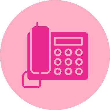 Telefon Kabartma Çemberi Gradyan Simgesi