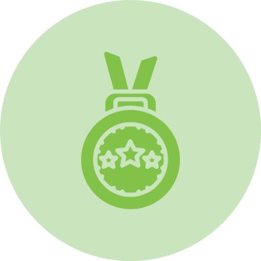 Madalya Kabartma Çemberi Gradyan Simgesi