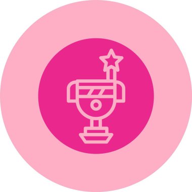 Ödül Kabartma Çemberi Gradyan Simgesi