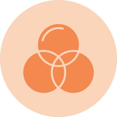 Rgb Kabartma Çemberi Gradyan Simgesi