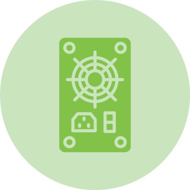 Güç Aracı Kabartma Çemberi Gradyan Simgesi