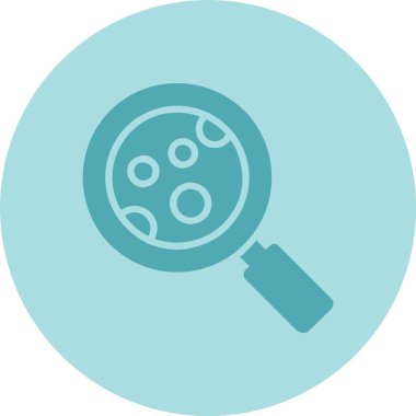 Ay Araştırması Kabartma Çemberi Gradyan Simgesi