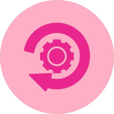 Ters Mühendislik Kabartma Çemberi Gradyan Simgesi