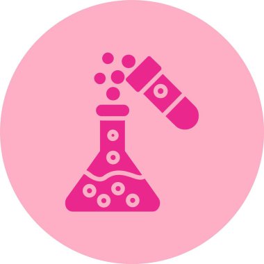 Deney Kabartma Çemberi Gradyan Simgesi