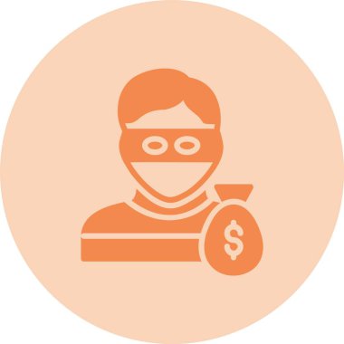 Hırsızlık Çemberi Gradyan Simgesi