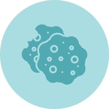 Kurabiyeler Kabartma Çemberi Gradyan Simgesi