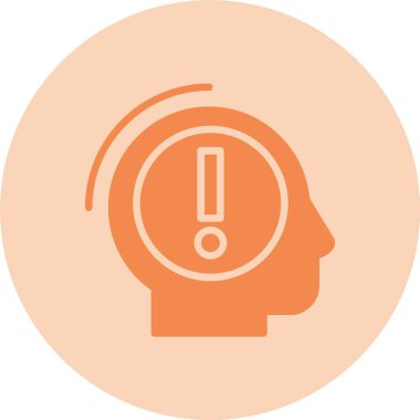 İnsan Kabartma Çemberi Gradyan Simgesi