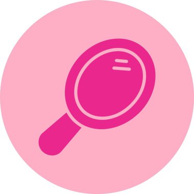 Ayna Kabartma Çemberi Gradyan Simgesi