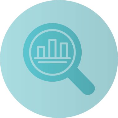 Araştırma Vektörü Kabartma Çemberi Gradyan Simgesi