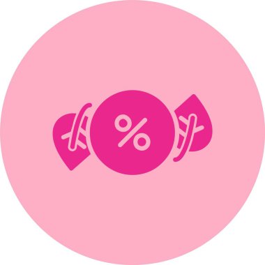 Yankı Etiketi Kabartma Çemberi Gradyan Simgesi