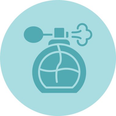 Parfüm Kabartma Çemberi Gradyan Simgesi