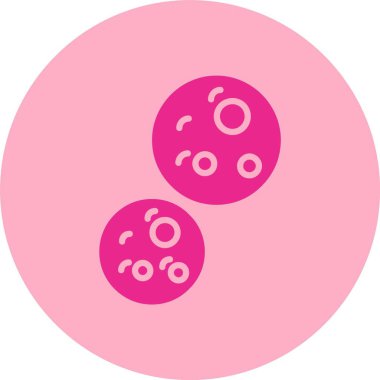 Gezegenler Kabartma Çemberi Gradyan Simgesi