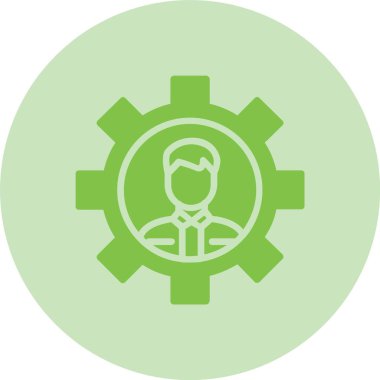 Glyph Çemberi Gradyan Simgesi Profili