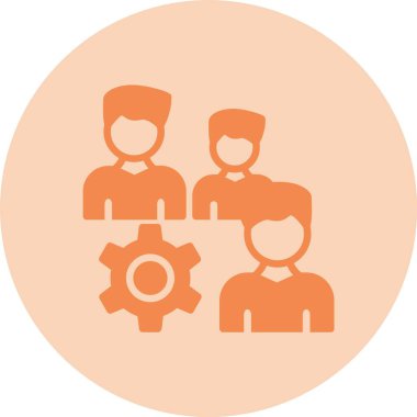 Takım Kabartma Çemberi Gradyan Simgesi