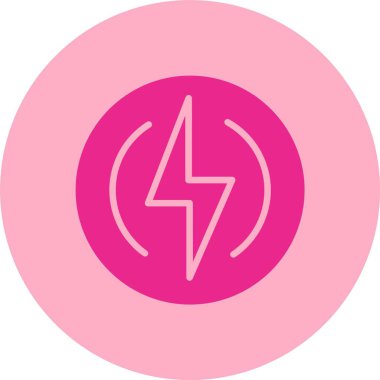 Flash Işık Kabartma Çemberi Gradyan Simgesi