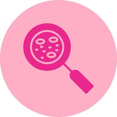 Mikrobiyoloji Kabartma Çemberi Gradyan Simgesi