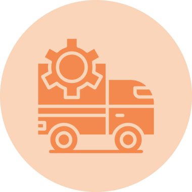 Van Bakım Çemberi Gradyan Simgesi