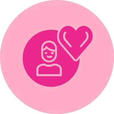 Glyph Çemberi Gradyan Simgesi Profili