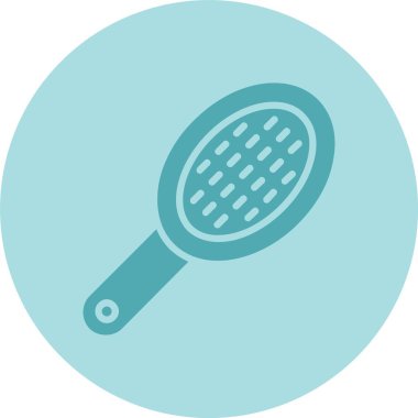 Saç Fırçası Kabartma Çemberi Grafik Simgesi