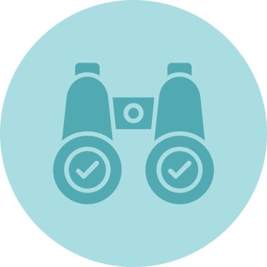 Dürbün Kabartma Çemberi Gradyan Simgesi