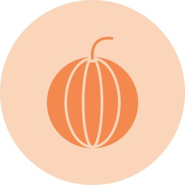 Karpuz Kabartma Çemberi Gradyan Simgesi