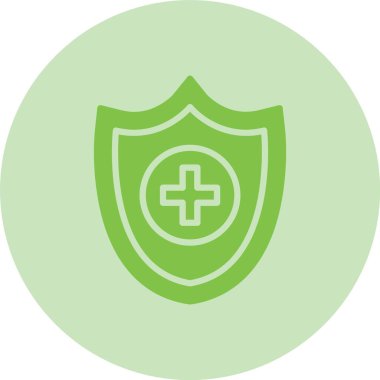 Sağlık Koruma Çemberi Gradyan Simgesi